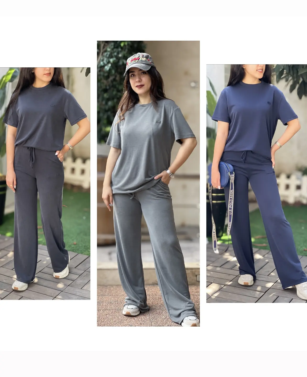 ست oyshoبلوز شلوار اسپرت اورجینال ترک Lacoste